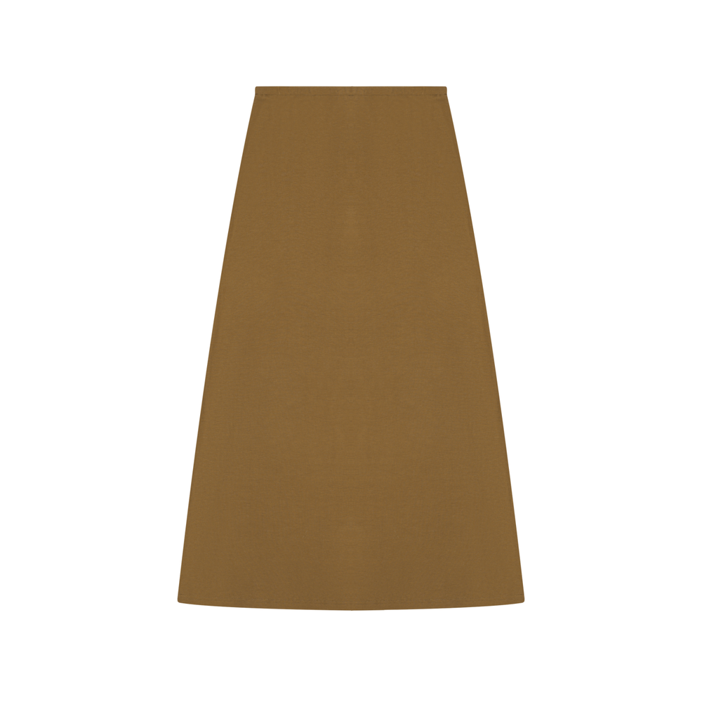 Women's Solid Color Knit Maxi Skirt