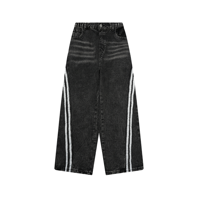 Kid’s Vintage Wash Side Stripe Jeans
