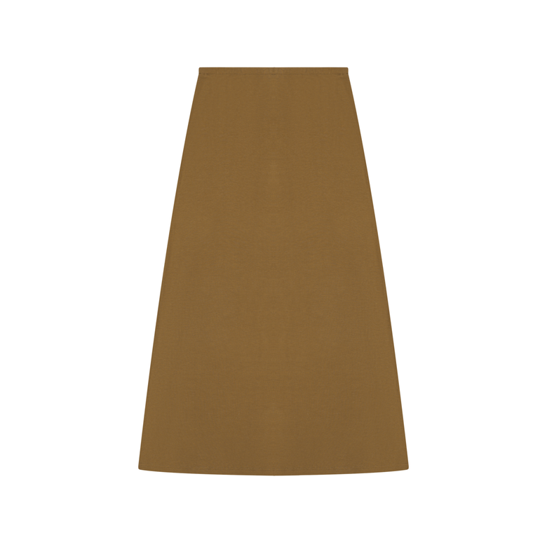 Women's Solid Color Knit Maxi Skirt