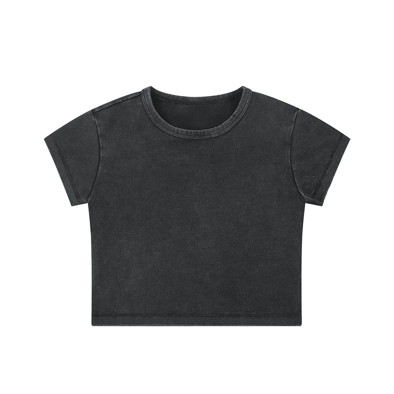Snow Washed Crop Top